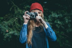 Travel blogger foto